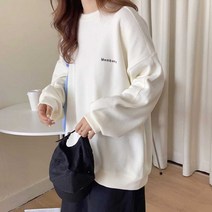 커플 데이트룩 코디 남자 여자 상의옷 컬러 맨투맨[리츠벨라]