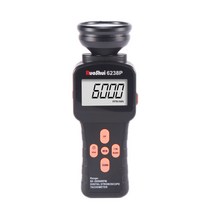 6238P RUOSHUI 디지털 스트로보스코프 비접촉식 회전계 타코미터 광전 속도계, 1개