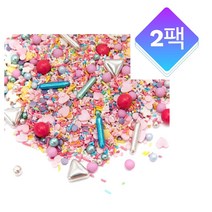 Baked Studio 해피 스프링클 컬러 업 Happy Sprinkles 90g 2팩
