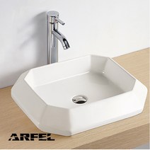 아르펠 탑볼 디자인 세라믹 도기세면대H-403, I트랩, 멍폽업