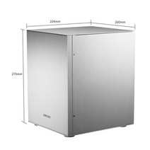 게이밍 pc조립 diy 조립컴퓨터 케이스 Jonsbo C2 알루미늄 미니 ITX microATX 데스크탑 PC 섀시 지원 ATX 전원 ITX MATX 마더 보드, 협력사, 은