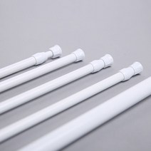 생활탐구 다용도 행거 압축봉(13mm) 커튼봉 7종 압축봉 클립 브라켓 2종, 압축봉 50 (30-50cm)