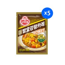 (실온)[오뚜기]백세발효강황카레 약간매운맛80gx5