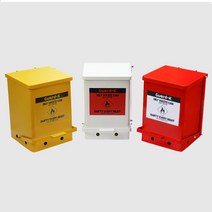 내화 방화 방염 쓰레기 폐기물 통 SV-401, SV-H-403 화이트