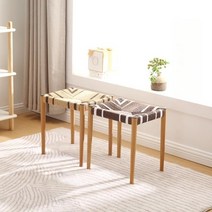Fredericia J16 foot stool 프레데리시아 라탄 간이 풋 스툴 카페 의자, 황금색철제다리PE등나무41높이