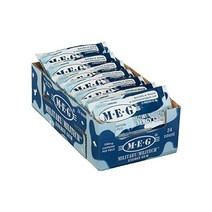 MEG - Military Energy Gum 100mg of Caffeine Per Piece ＋ Increase Energy ＋ Boost Physical Performance ＋ Arctic Mint 24 Pack (120 Count)