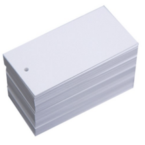 의류용 라벨택 무지사각 w1, 화이트, 1200매