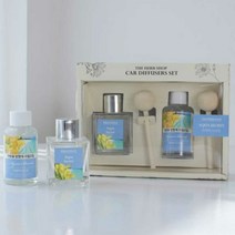 [KT알파쇼핑]더 허브샵 차량용 디퓨저 선물세트 50ml+50ml 자동차 드라이브, 더허브샵 차량용 디퓨저 선물세트 50ml/레몬유칼립투스