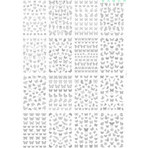 네일아트글리터 온난천 여름 애니메이션 페이크 네일스티커 숏 완제품 시트지 스윗 3382902971, 7번 랜덤 한 종류