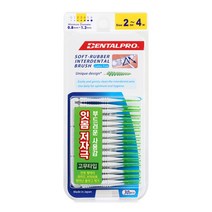덴탈프로 소프트 러버 치간칫솔, 30개입, 1개