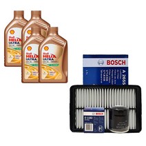 아반떼AD 2.0 가솔린 쉘 힐릭스 울트라 0W40(4L)/SP 보쉬 필터 엔진오일세트 1182-2655