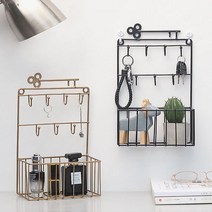 엔틱 후크 벽걸이 선반/수납 북유럽 인테리어 스트링, 엔틱 후크선반-골드