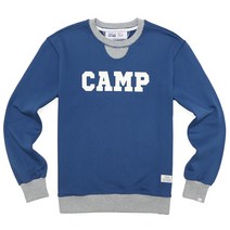 DRIFE CAMP CREWNECK-BLUE/GREY CREWNECK 273177