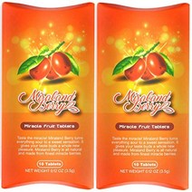 MiralandBerry Miracle Fruit Tablets Miracle Berry Tablets 20 Count Turns Sour Foods to Sweet, 1