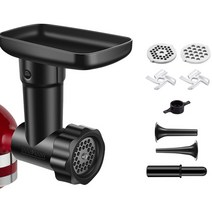 Kitchenaid 모든 액세서리 파스타 오븐 세트 액세서리 및 고기 분쇄기 키친에이드 수직 믹서용 블렌더 액세서리, 검은 고기 분쇄기