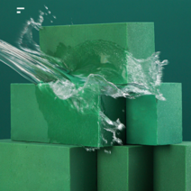 플로랄폼 10개번들 플로라폼 꽃블럭 조화 생화 꽃꽂이용