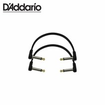 [심로악기] 공식수입정품 다다리오(daddario) 10CM 15CM PW-FPRR 플랫 패치 케이블 악기용 케이블 FLAT PATCH CABLE, 10CM PW-FPRR-204, 3개(개당 23900원)