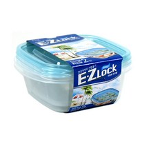 락앤락 이지락파스텔 정사각 610ml 2P(HLE8200WBLUE), 본상품수량선택