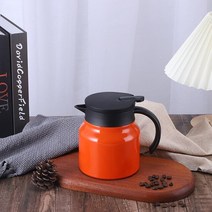 티포트 약탕기 단열 주전자 스테인레스 스틸 커피 조림 홈 오피스 차 봉제, 04 without digital_01 800ML