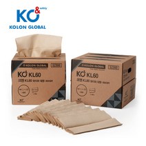 코오롱글로벌 코앤와이퍼 KL60 1박스 52300 유흡착제 와이프올