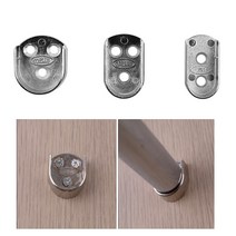 옷걸이봉 고정 지지대 받침대 타원형 원형 옷봉 걸이 U자 파이프 꽂이, 25파이