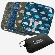 [1+1특가구성] 한일전기 휴대용 양면 USB 전기방석 (보관용전용가방 포함), [USB] 9. 빼꼼냥이(머스타드), [USB] 7. 빼꼼냥이(그레이)