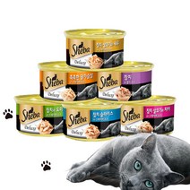 쉬바 캔 85g 10종 중 1선택 고양이 간식, 1개, 참치와 도미