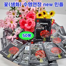 (샤인몰) NEW 민플(국산) 10ml(고농축액) x 50봉 무료배송/꽃(생화) 수명 연장