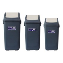 에이스휴지통 사각휴지통 30L 40L 50L 업소용 사무실 쓰레기통, 베이지, 대 (종량제50L)