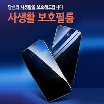 월드온 사생활보호필름 충격방지 3D풀커버 오염방지 액정필름 프라이버시 아이폰13 아이폰12 갤럭시S21
