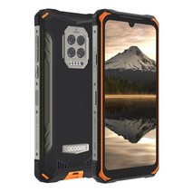 핸드폰 싸게 사는 법 doogee s86 pro 8500mah 적외선 온도계 스마트 폰 8gb 128gb 옥타 코어 휴대 전화 6 1 인치 글로벌 4g 견고한 핸드폰, 기준, 불 오렌지