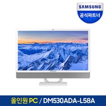 삼성전자 일체형PC DM530ADA-L58A 데스크탑 올인원PC WIN11 포함, RAM 16GB + SSD 512GB