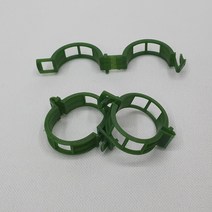 식물원형집게 녹색20개, 20개