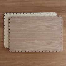 라탄공예재료 자작나무합판 사각 우드트레이 플레이트 300X200 4T, TYPE1(UV코팅)