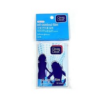 클린앤클리어 기름종이 휴대용 피지조절 학생용 얼굴 팩트파우더, 오일컨트롤필름60매, 본상품선택