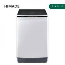[하이마트] 하이메이드 일반 세탁기 HHP-12ECS (12KG 강화유리커버 라이트 그레이)