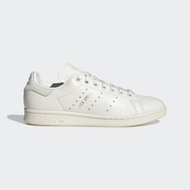 아디다스 스탠 스미스 Women Originals - Core White / Linen Green Silver Metallic