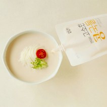 잔다리마을 2배로진한 콩국수용 콩물 340g, 5팩