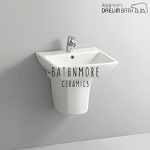 CL-336/CL336/세면기/세면대/언더볼/탑볼형/평면붙임형/대림바스/대림세면기/원홀/쓰리홀/부속일체/부속포함, 자동, S자트랩 (바닥배수), 선택안함