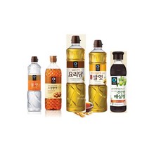 [KT알파쇼핑]청정원 물엿 5종 골라담기(쌀엿 물엿 요리당 매실청), 물엿1.2kg x 1개+조청쌀엿1.2kg X 1개