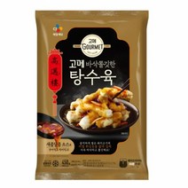CJ더마켓 짬뽕 짜장 칠리 새우 탕수육 소스 탑티어 고메 바삭쫄깃한 탕수육 깐풍기 유린기 유산슬 양장피 찹쌀 450G, 3개