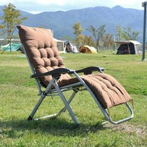 프리폼 접이식 리클라이너 1인용 의자, 리클라이너 전용쿠션 블랙