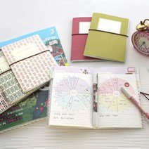 새해 멜론조아 북밴드 스터디플래너 todolist 예약노트 공부습관, DEEP RED