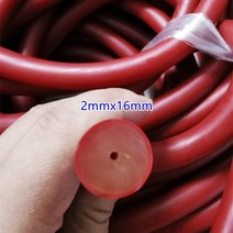 2019 새로운 스피어 낚시 슬링 스피어건 밴드 고무 튜브 자연 라텍스 3x16mm 직경 밴드 스쿠버 다이빙 프리 다이빙 스피어 낚시 장비, 2mmx16mm 레드
