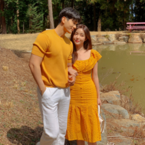 상코미 위너 커플룩