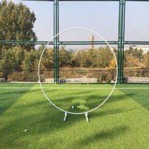 포토존꾸미기 정원장미아치 셀프웨딩 사진촬영 웨딩 아치 장식 소품 생일 파티 야외 잔디 라운드 배경 DIY 철 원형, white+1 M