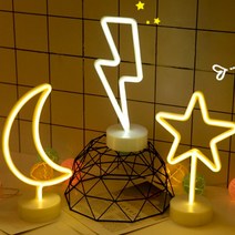 감성 캠핑 네온사인 LED 무드등 수유등 차박 포차 조명 파티조명 인테리어 아크릴 간판, 옵션선택, 하트