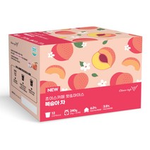 초이스카페 티캡슐 큐리그호환캡슐 큐리그캡슐 복숭아 티12EA, CM801