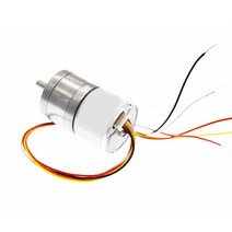 dc 12v 24v 브러시리스 기어 모터 저속 기어 박스 모터 전기 기어 감속 모터 인코더 모터 4mm 샤프트, 24v 420rpm