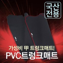 구형 레이밴 2인승 (11~17년식) PVC고무트렁크매트, 블랙, 구형 레이밴 (11~17년식), 기아